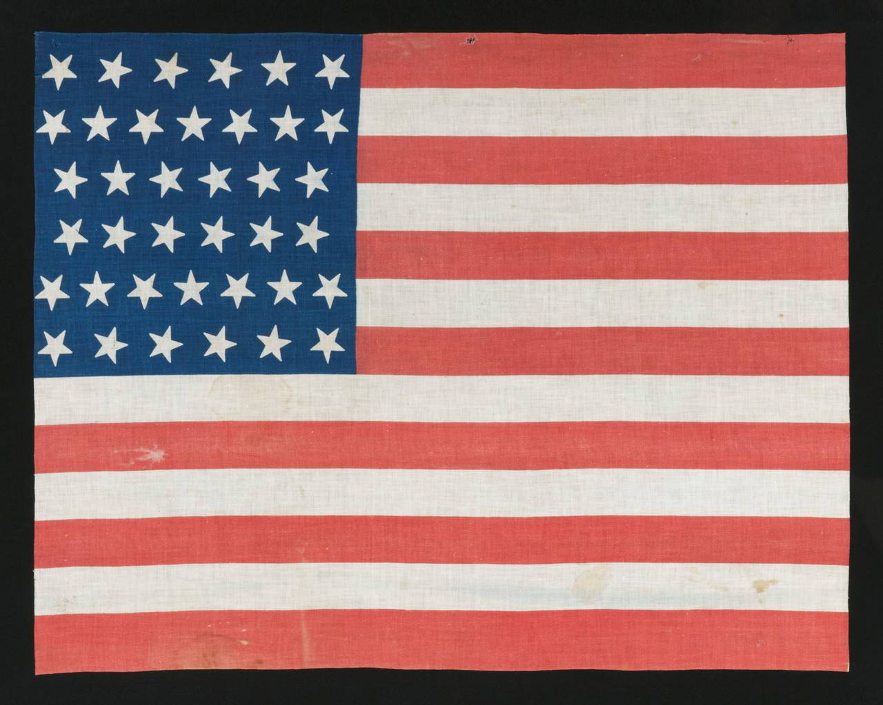 38 Star Flag With Varying Orientations Stars