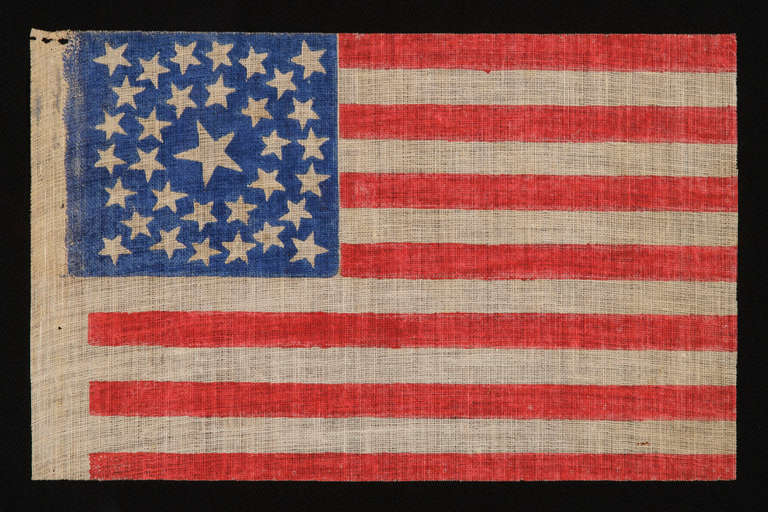 American 33 Stars, Medallion Configuration, Pre-Civil War Through War Period, 1859-1861