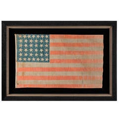 Antique 38-Star Large Scale Parade Flag