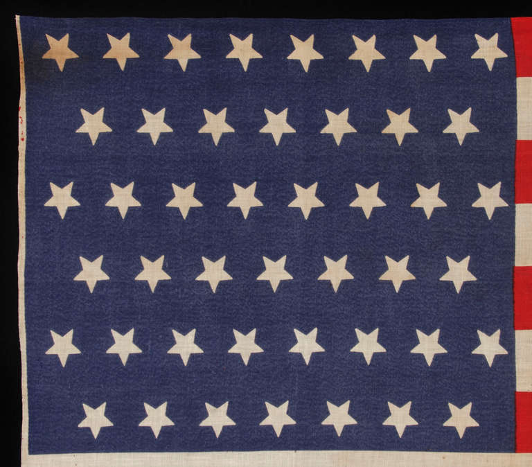 45 Star Flag With Upside-Down Stars In Good Condition In York County, PA