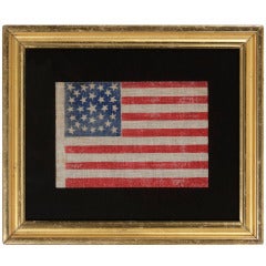 29 Star Antique American Flag, Medallion Configuration, Iowa Statehood, 1846-48