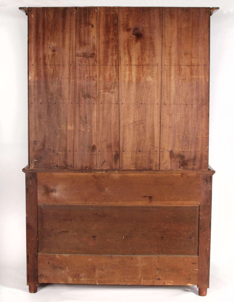 19th Century Pennsylvania Or Ohio Dutch Cupboard In Cherry