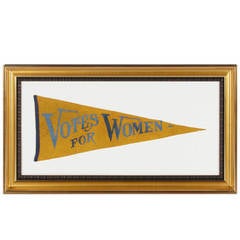 Suffragette Pennant with Unusual Blue Ombre Color with Dynamic Text