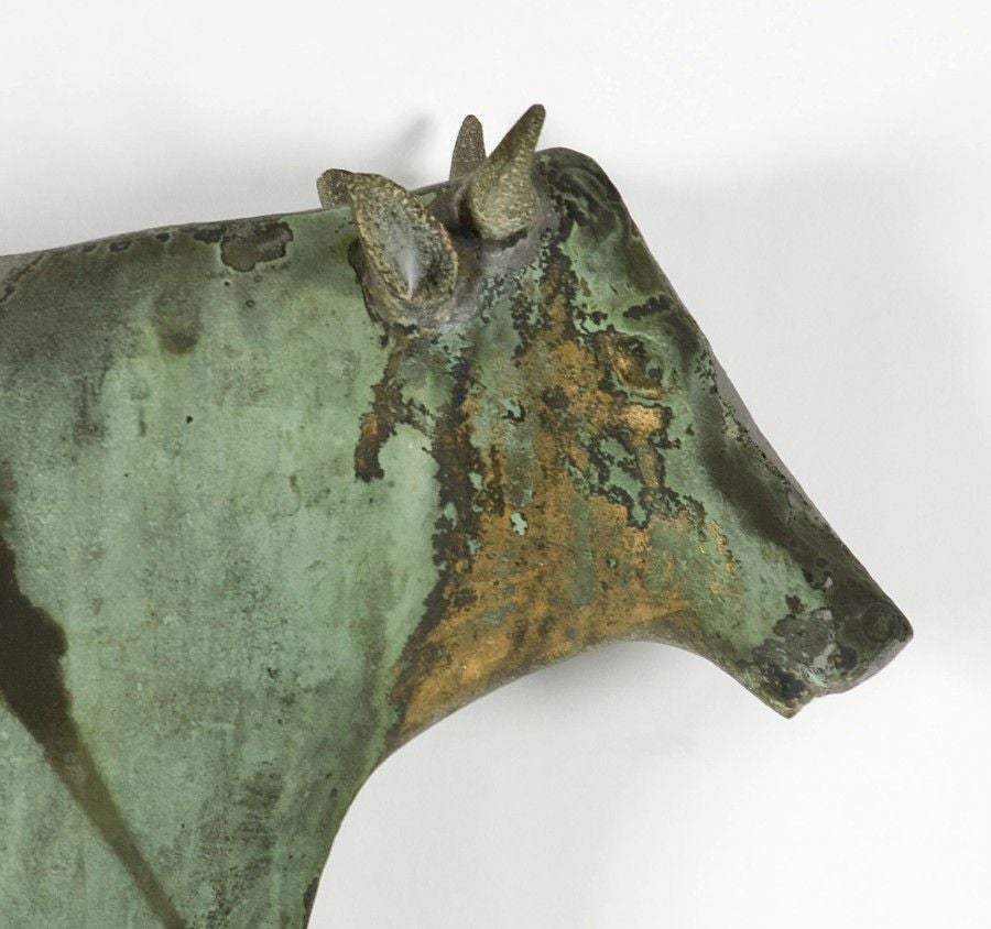 American Cow Weathervane, Downtown Gallery Provenance, A Great Example