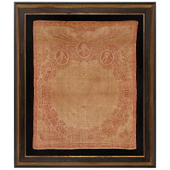 Rare Printing Of The Declaration Of Independence On Cloth
