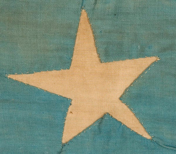 18 Star, 11 Stripe, Louisiana Secessionist Flag, Civil War Era 1