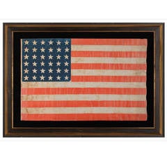 36-Star Antique Parade Flag of the Civil War Era