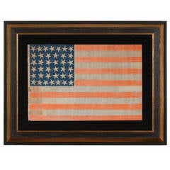 38 Star Flag with Stars in a Scattered Pattern