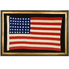 48 Star Flag - Crocheted WWI-WWII Era