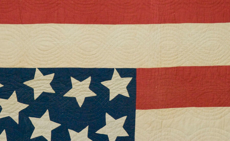 american flag from the civil war