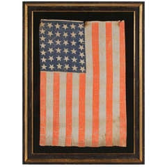 38 Large Stars American Parade Flag With Bold Coloration: