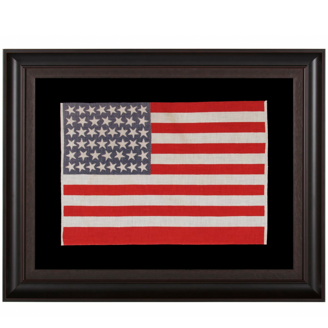 46 Star, Oklahoma Statehood, Antique American Flag