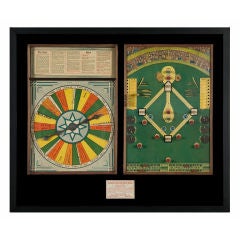 Antique Extraordinary 1912 Patented Major Leage Baseball Game