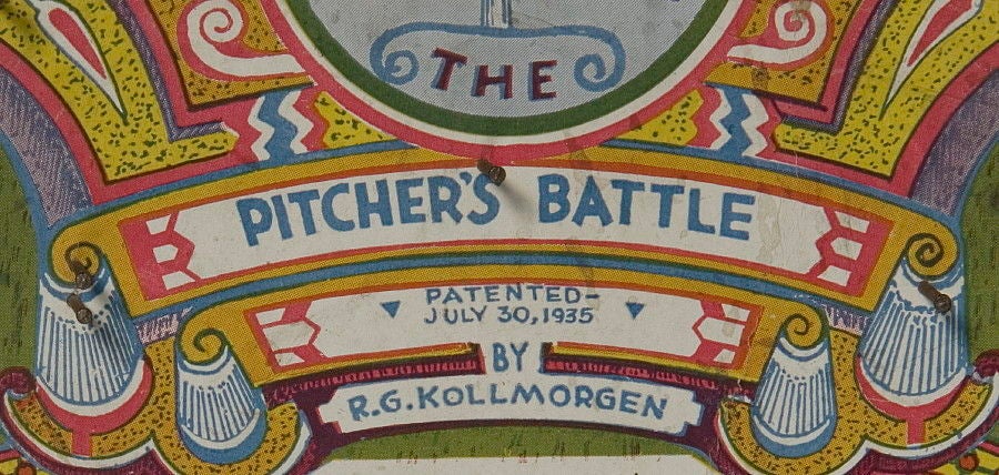 "the Pitcher's Battle" Pinball-style Baseball Game