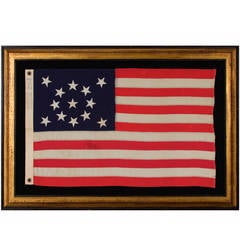 13 Star, Medallion Pattern Small Scale Flag