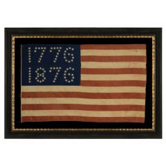 Centennial Celebration Flag W/ Stars That Spell "1776-1876"
