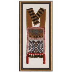 Algonquian Menominee Beaded Native American Bandolier Bag 10