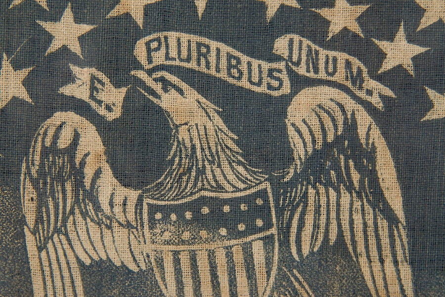 Extremely Rare Parade Flag With 36 Stars And An Eagle 1