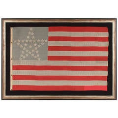 Antique Thirty-Six Star Flag in the "Great Star" or "Great Luminary" Pattern