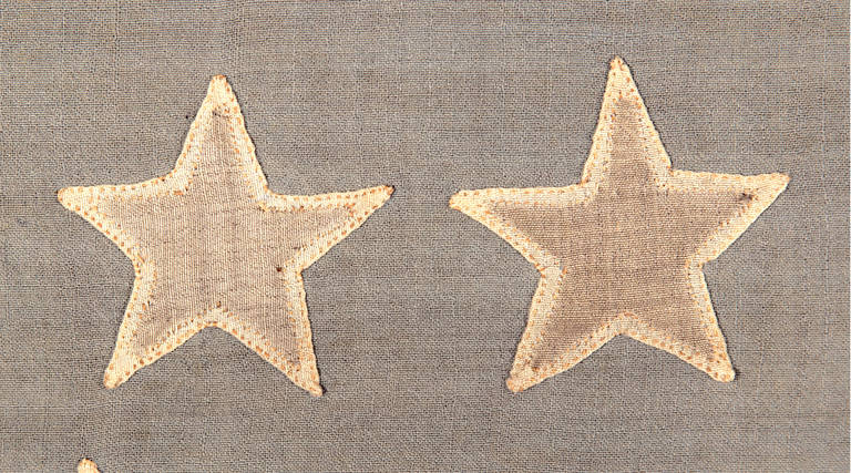 19th Century Thirty-Six Star Flag in the 