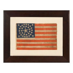 34 Stars In A Medallion Configuration American Flag