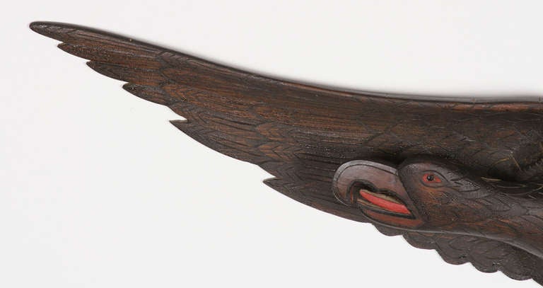 American Late 19th Century Carving of An Eagle