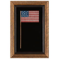 Antique 13 Star Flag In A Medallion Pattern
