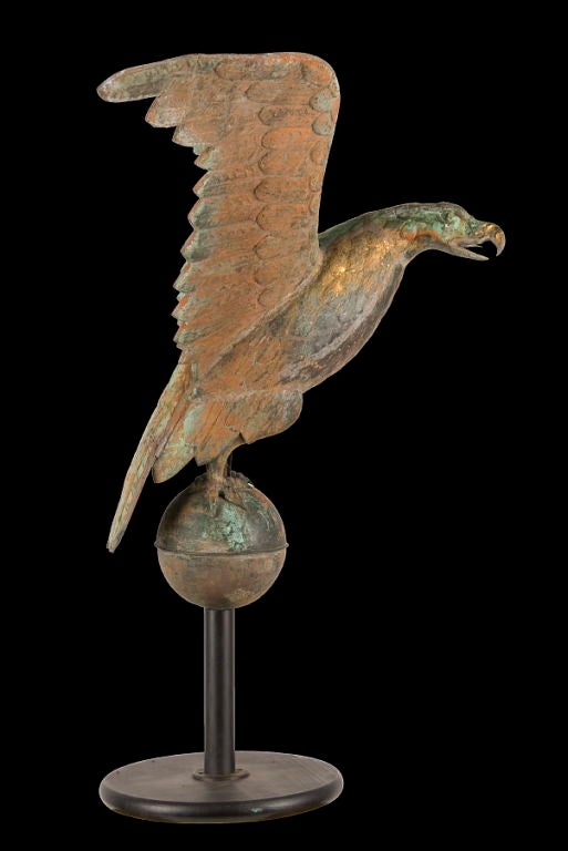 Large Eagle Weathervane, A Particularly Early Example, 1850-80 5