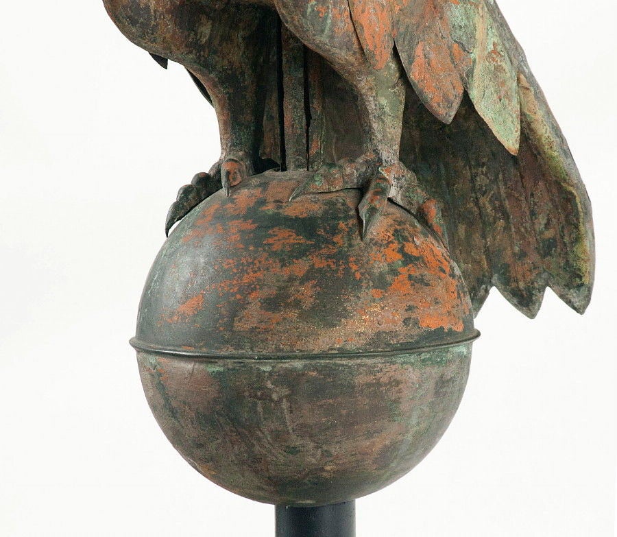 Large Eagle Weathervane, A Particularly Early Example, 1850-80 2