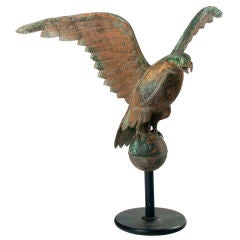 Antique Large Eagle Weathervane, A Particularly Early Example, 1850-80