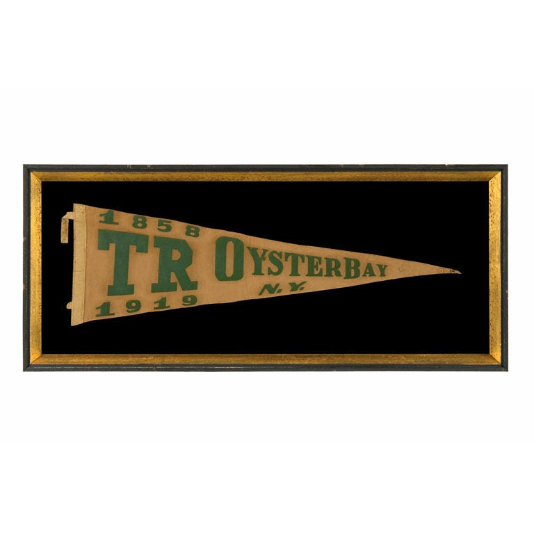 Triangular Felt Pennant, Oyster Bay