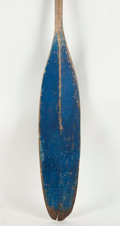 Folk Art Native American Barge Canoe Paddle