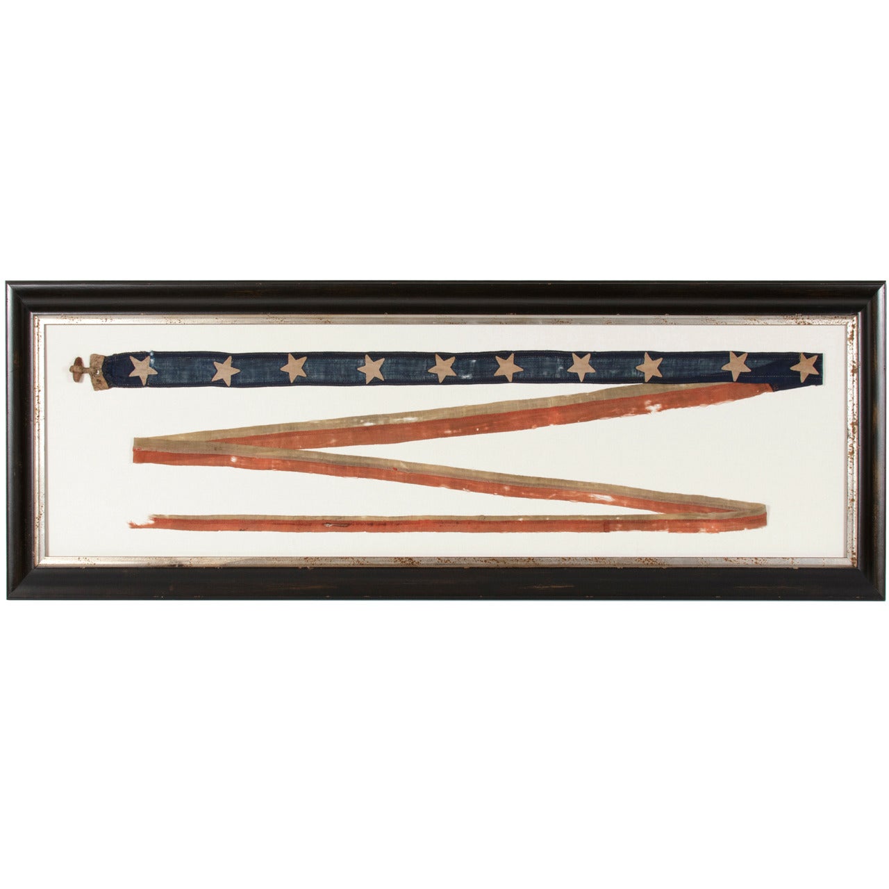 U.S. Navy Homeward-Bound or Commissioning Pennant with 10 Stars
