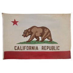 California State Flag, 1940-1950, Made By Paramount