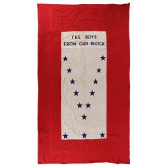 Vintage WWII Son in Service Banner