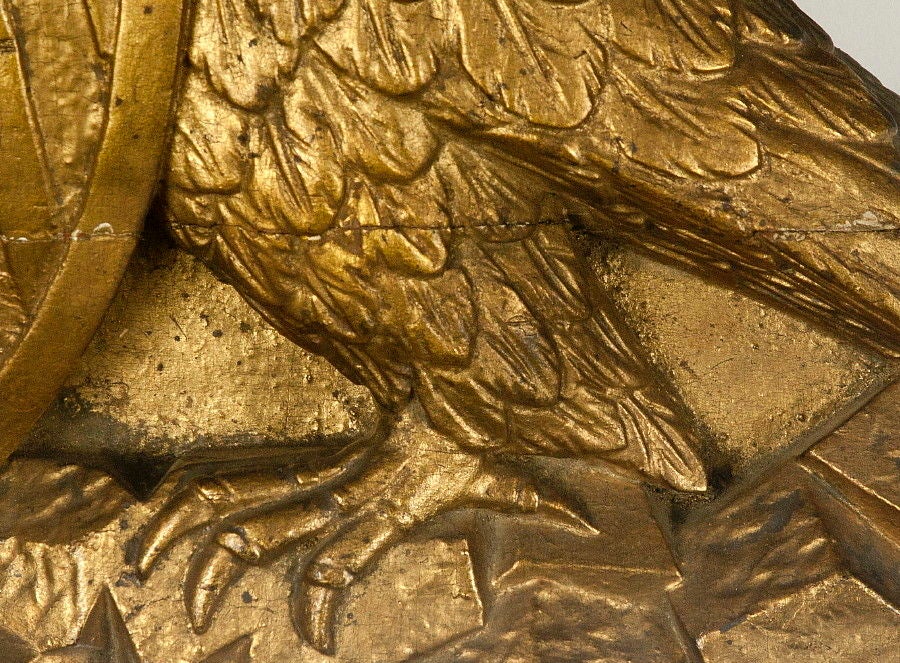 American CARVED & GILDED EAGLE, WILLIAM RUSH, 1810-30