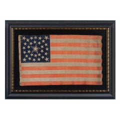 Antique 31 Star Flag, Pre-civil War, California Statehood