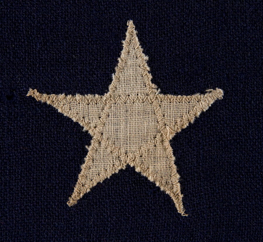 19th Century 13 Star Private Yacht Ensign Flag, A Nice Graphic Example