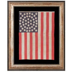 Antique Forty Five-Star Flag in a Medallion Configuration