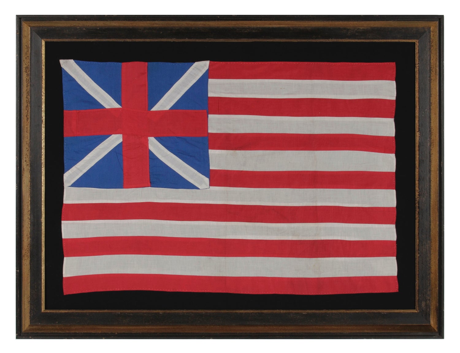 Rare Homemade Example of the "Grand Union" First National Flag of America