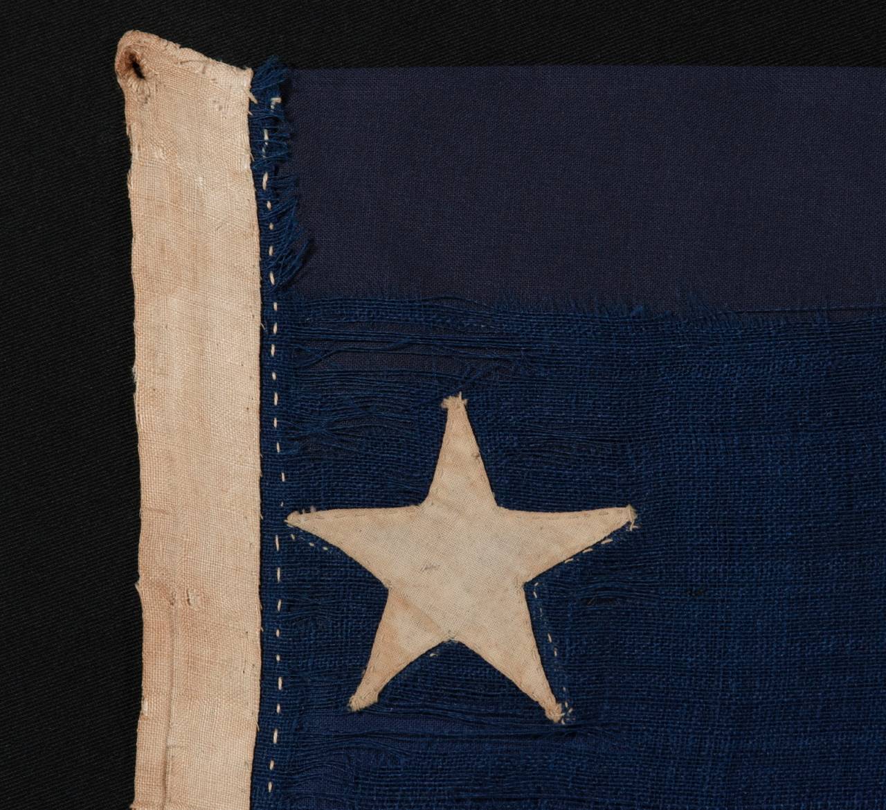 Exceptionally Rare 13 Star Flag in a 4-4-5 Lineal Pattern 2