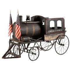 Antique Fantastic American Locomotive Pedal Vehicle