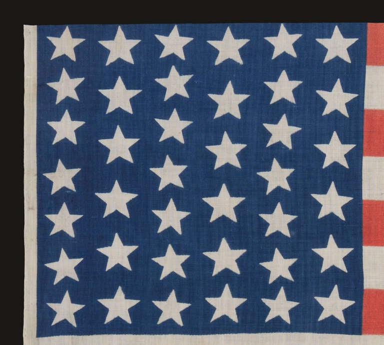 39 Stars In Two Sizes, Alternating From One Column To The Next Flag In Good Condition In York County, PA