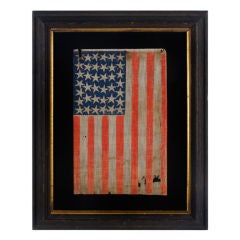 38 Star American Parade Flag, Large Stars with Intertwined Arms