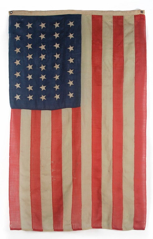 NYC-Made 38 Star American Flag with Hand-Sewn Stars 3