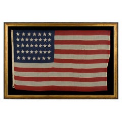 NYC-Made 38 Star American Flag with Hand-Sewn Stars