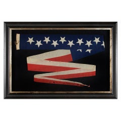 U.S. Navy Commissioning Pennant with 13 Stars