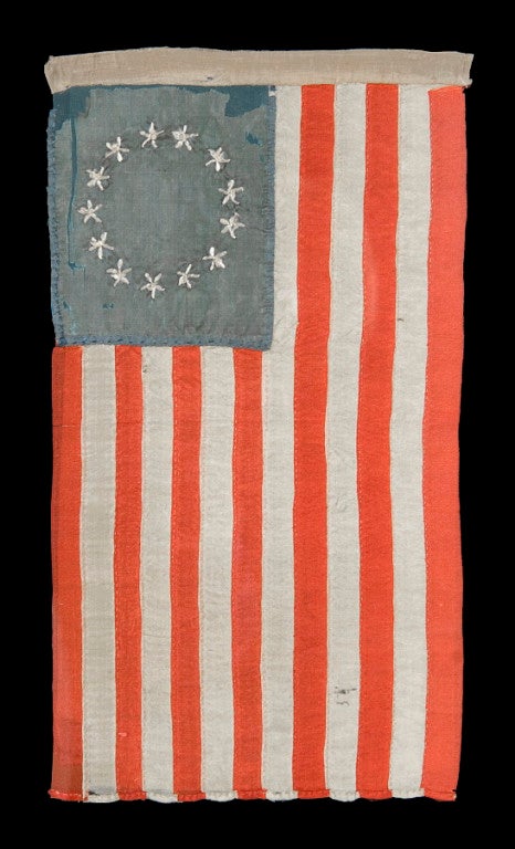 13 Star Flag Made By The Granddaughter Of Betsy Ross
