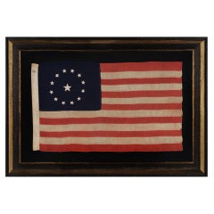 Antique 13 Star Flag In The 3rd Maryland Pattern