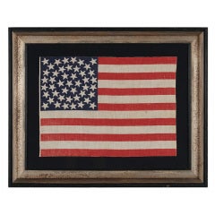 Antique 45 Star Flag In A Medallion Configuration